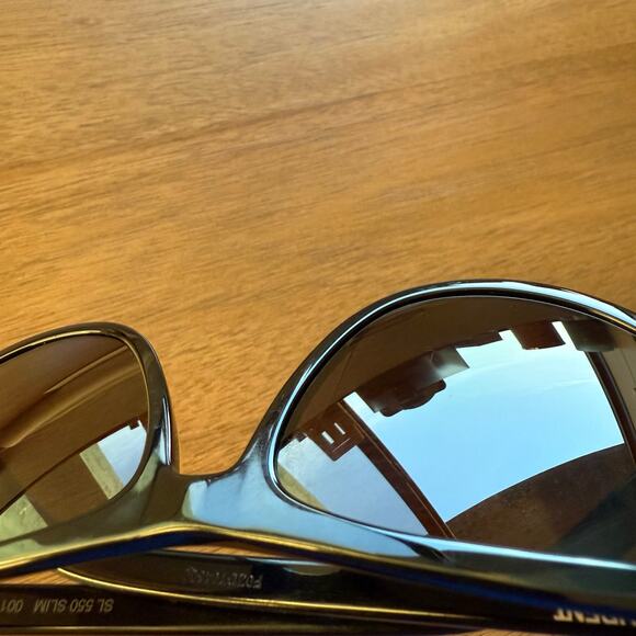 Saint Laurent SL550 Slim 001 Cat Eye Sunglasses Black